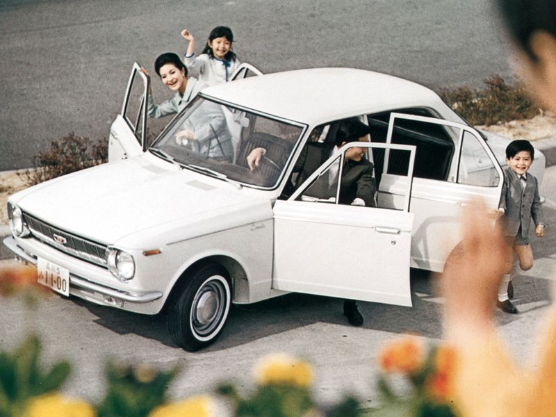 Toyota Corolla 1966. Bodywork, Exterior. Sedan, 1 generation
