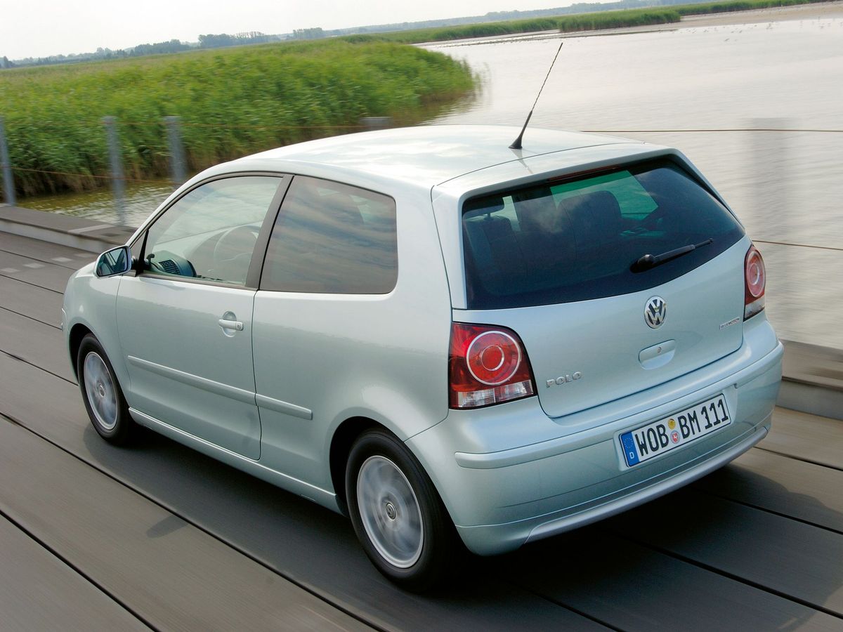 Volkswagen Polo 2005. Carrosserie, extérieur. Mini 3-portes, 4 génération, restyling