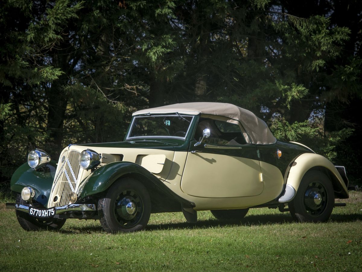 Citroën Traction Avant 1934. Carrosserie, extérieur. Cabriolet, 1 génération