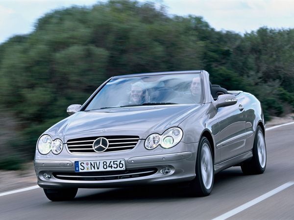 مرسيدس بنز CLK-Class 2003. الهيكل، المظهر الخارجي. كابريو, 2 الجيل