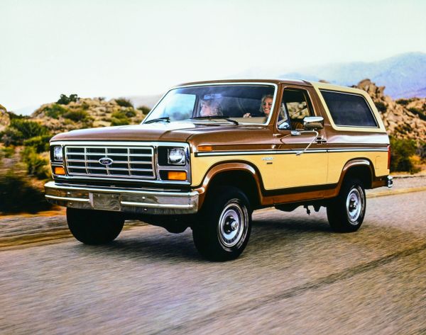 Ford Bronco 1980. Carrosserie, extérieur. VUS 3-portes, 3 génération