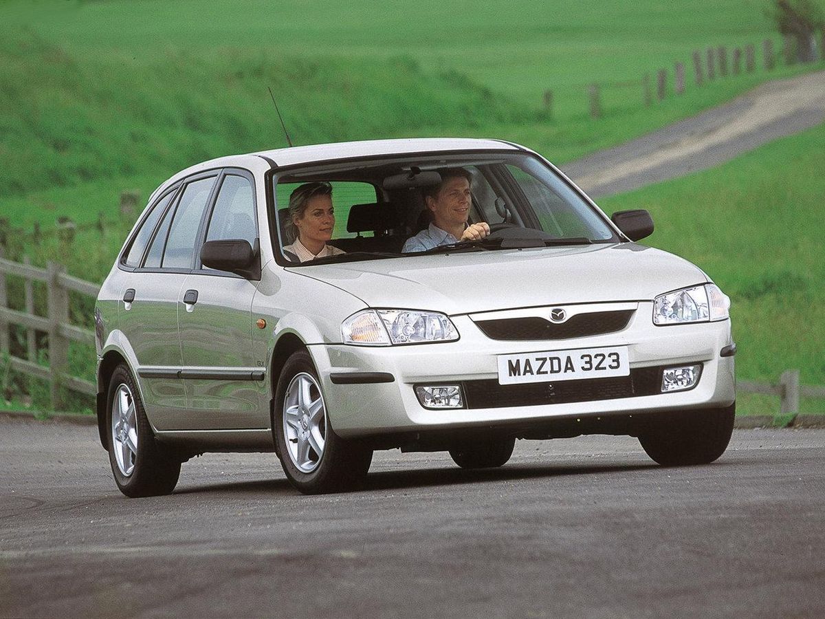 Mazda 323F 1998. Carrosserie, extérieur. Break 5-portes, 6 génération
