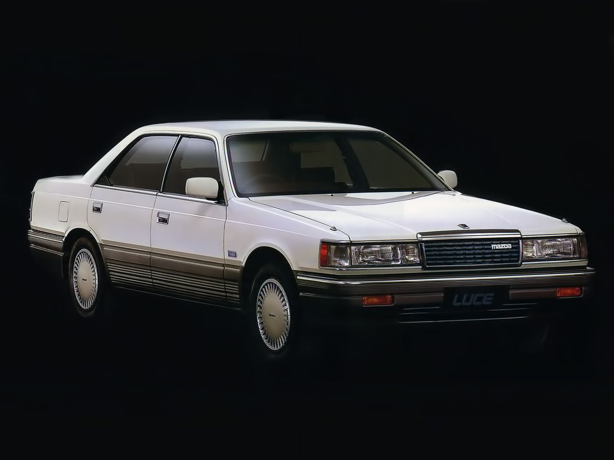Mazda Luce 1988. Carrosserie, extérieur. Berline, 5 génération