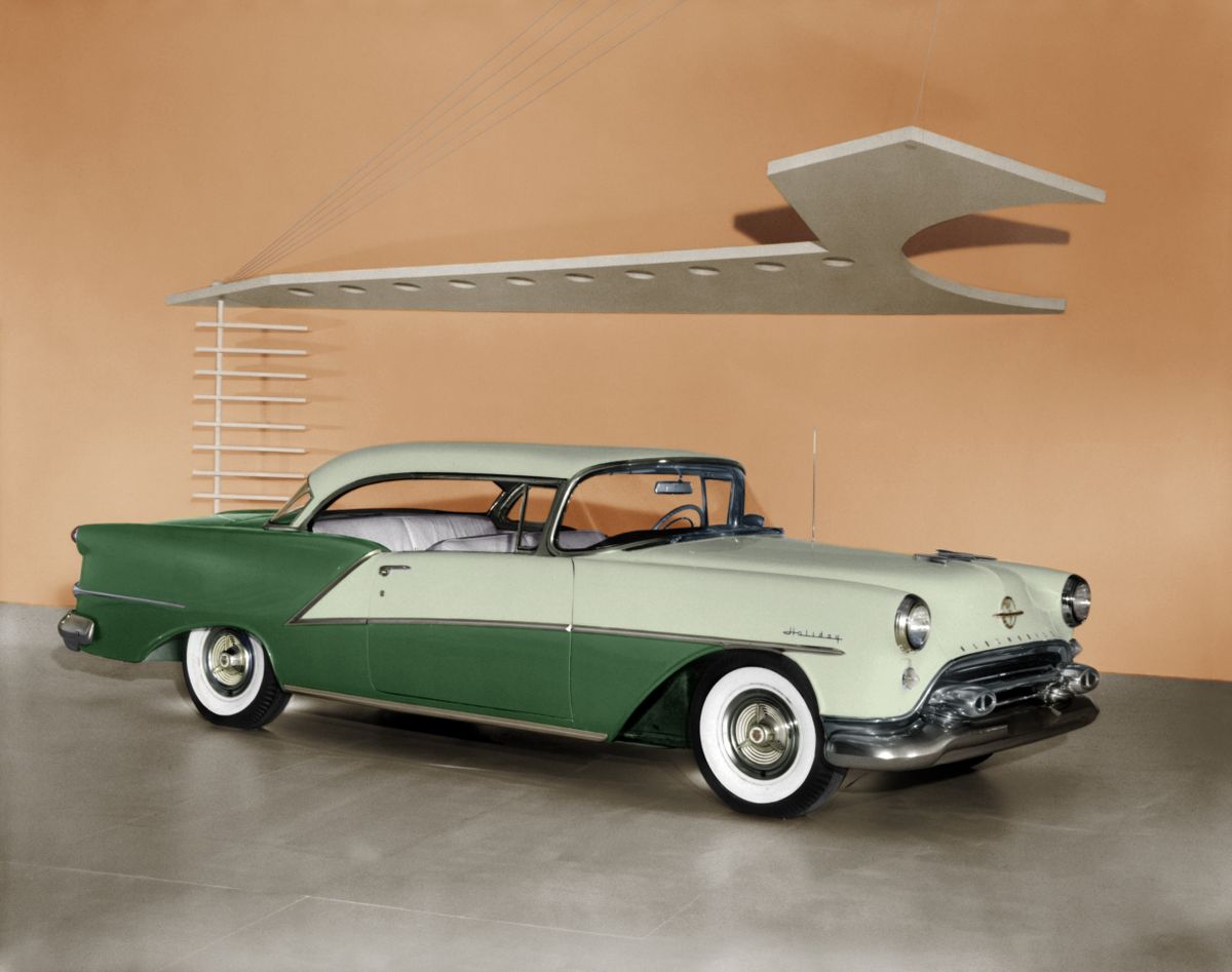 Oldsmobile Ninety Eight 1954. Bodywork, Exterior. Coupe, 3 generation
