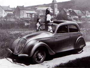 Peugeot 402 1935. Carrosserie, extérieur. Berline, 1 génération