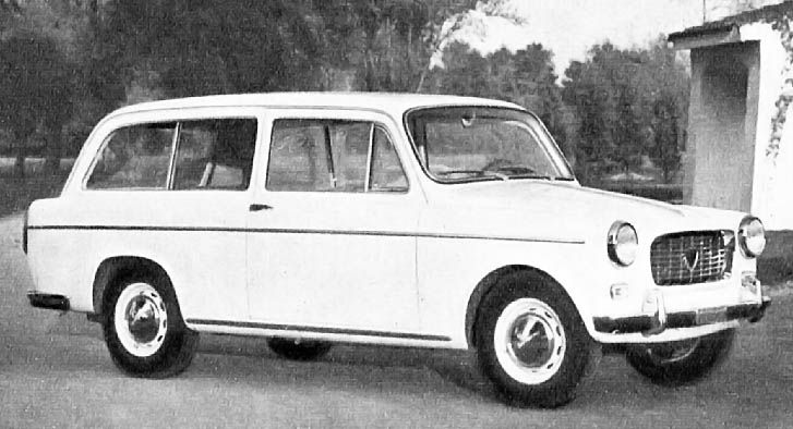 לנצ'יה אפיה 1953. מרכב, צורה. סטיישן 3 דלתות, 1 דור