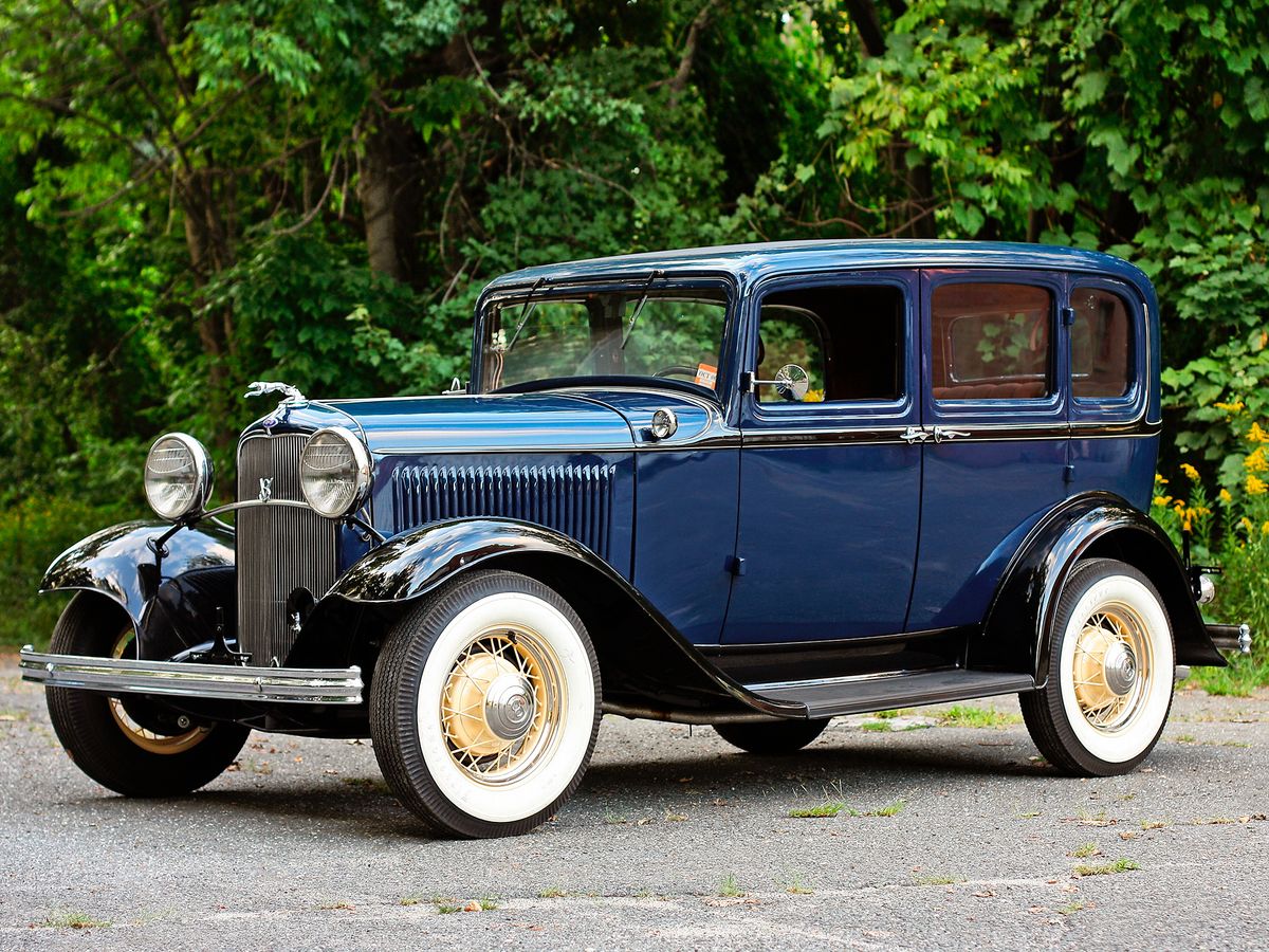 Ford V8 1932. Carrosserie, extérieur. Berline, 1 génération