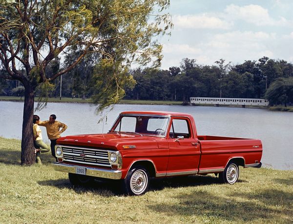 فورد F-150 ‏1966. الهيكل، المظهر الخارجي. بيكاب كبين واحد, 5 الجيل