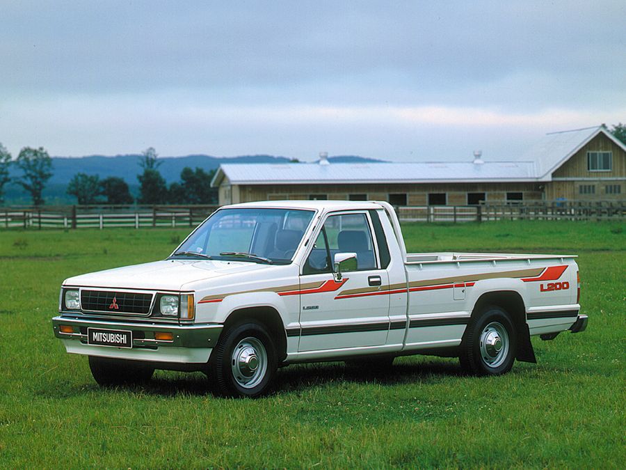 Митсубиши L200 1986. Кузов, экстерьер. Пикап Одинарная кабина, 2 поколение