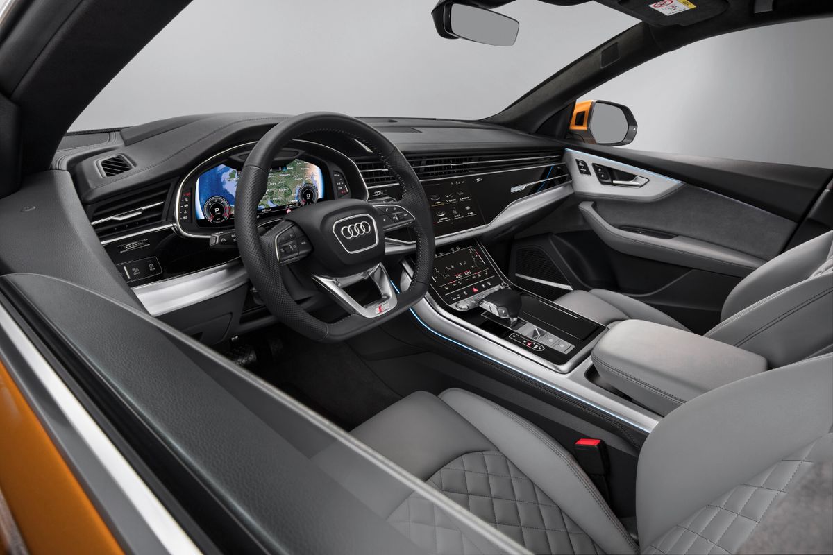 Audi Q8 2018. Front seats. SUV 5-doors, 1 generation