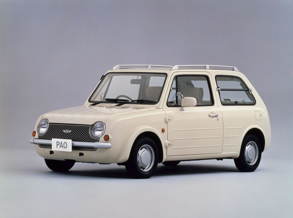 Nissan Pao 1989. Carrosserie, extérieur. Mini 3-portes, 1 génération