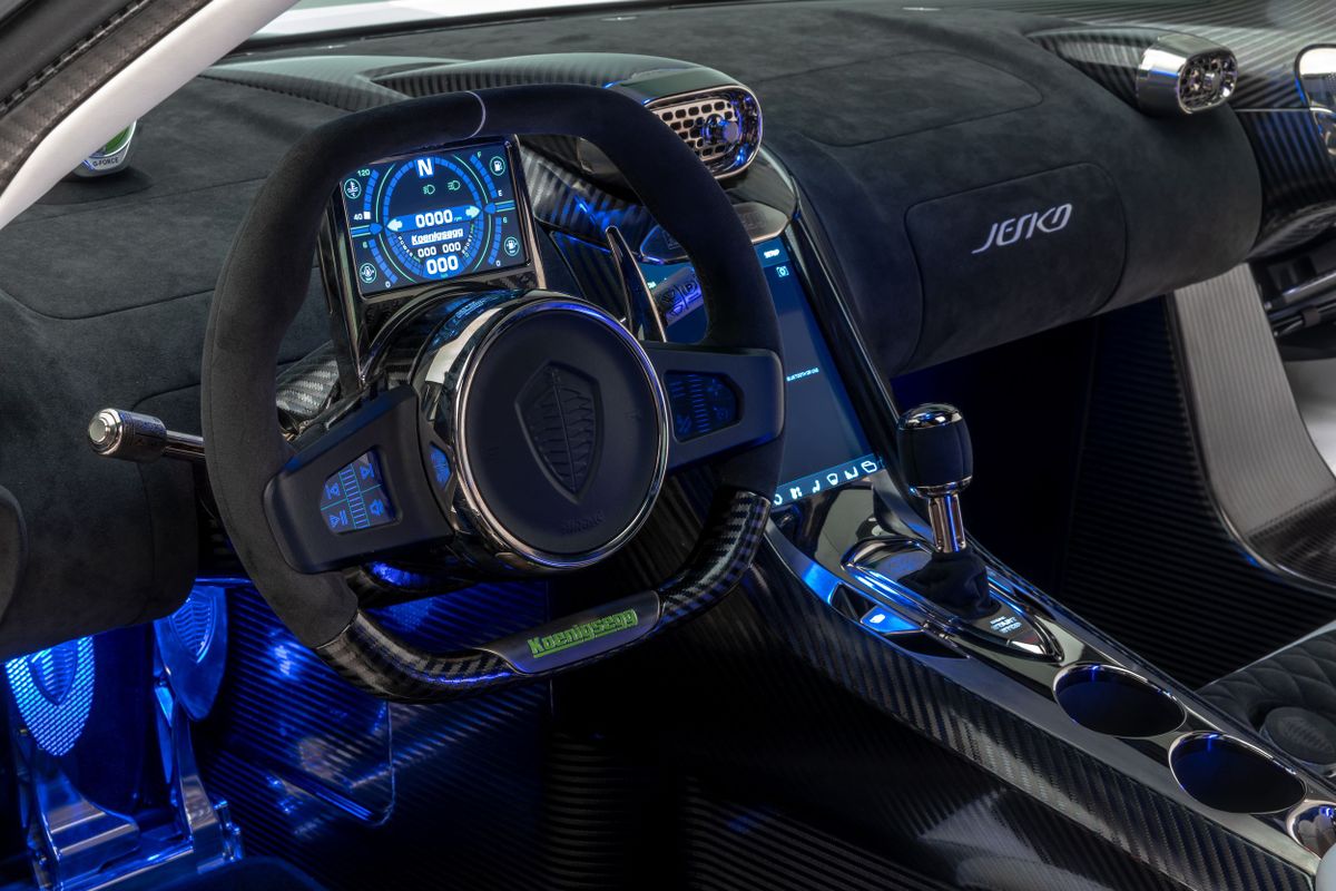 Koenigsegg Jesko 2020. Руль. Купе, 1 поколение