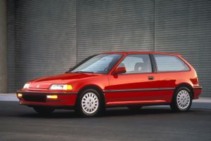 Honda Civic 1989. Bodywork, Exterior. Mini 3-doors, 4 generation, restyling