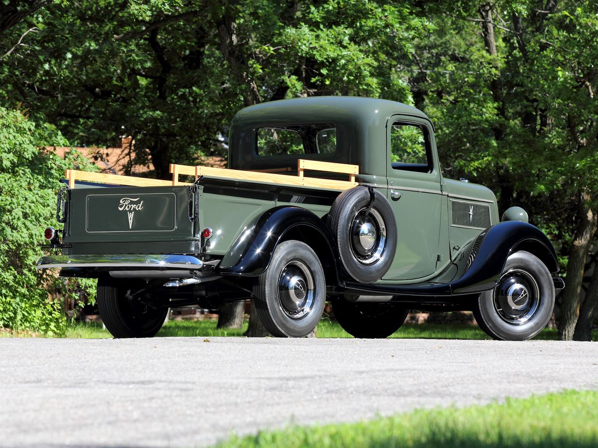 Форд V8 1936. Кузов, экстерьер. Пикап Одинарная кабина, 2 поколение