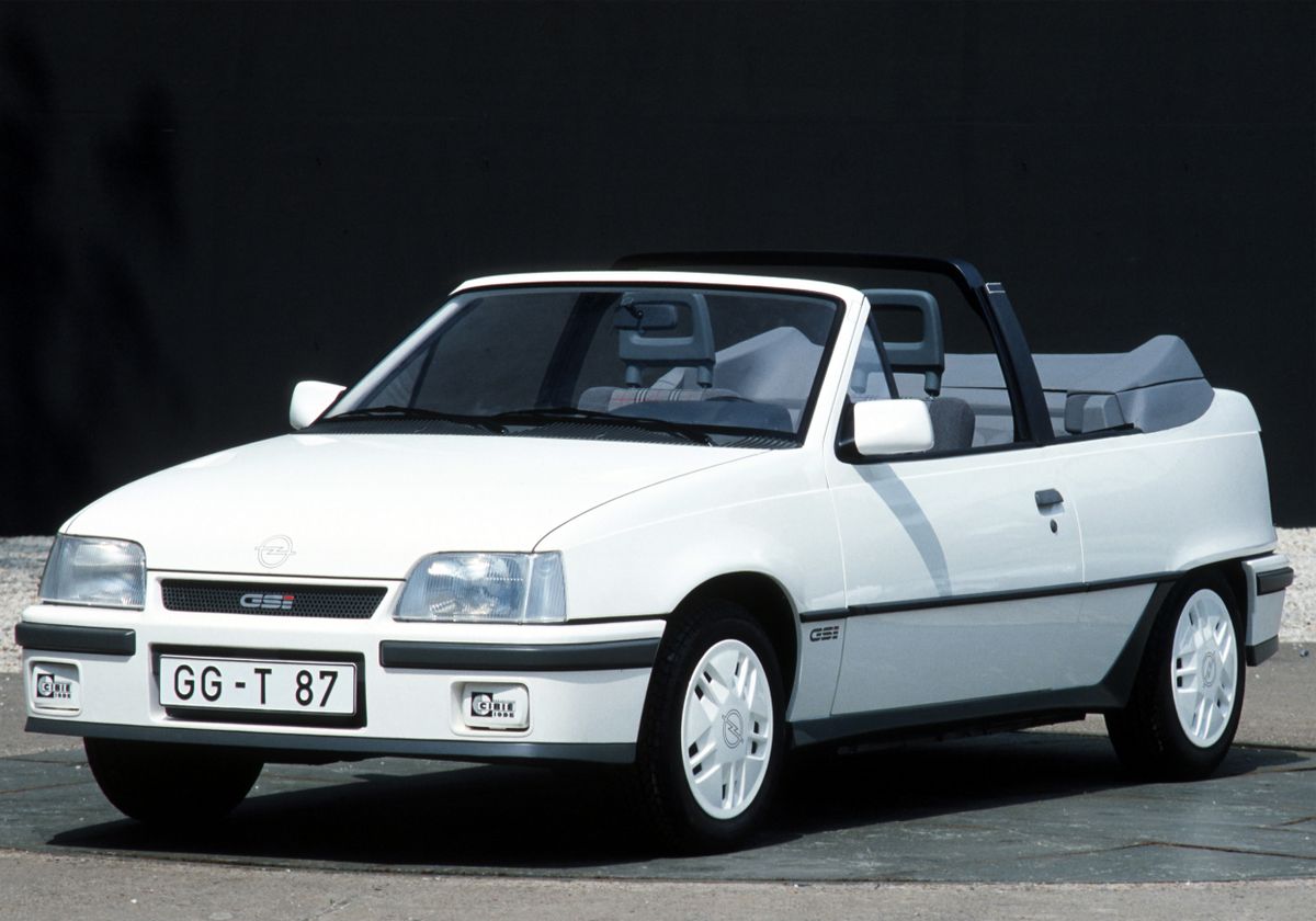 Opel Kadett 1984. Carrosserie, extérieur. Cabriolet, 5 génération