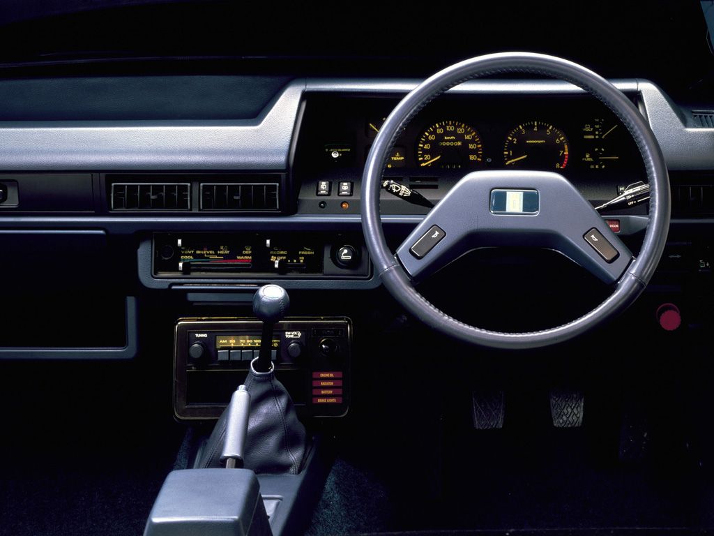 Тойота Королла Левин 1979. Панель приборов. Купе, 3 поколение