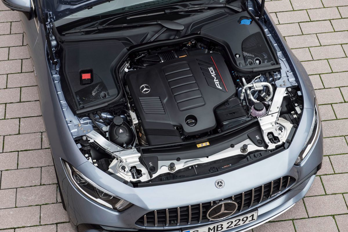 Mercedes CLS AMG 2021. Engine. Sedan, 3 generation, restyling