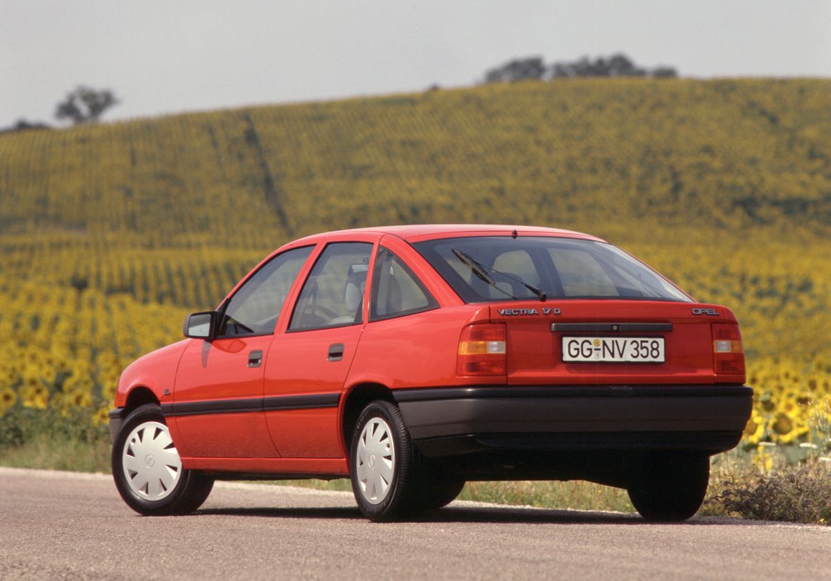 Opel Vectra 1988. Carrosserie, extérieur. Liftback, 1 génération