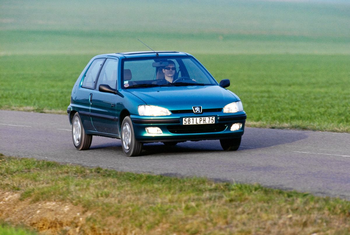 Peugeot 106 1996. Carrosserie, extérieur. Mini 3-portes, 1 génération, restyling