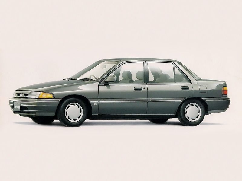 Ford Laser 1985. Carrosserie, extérieur. Berline, 2 génération