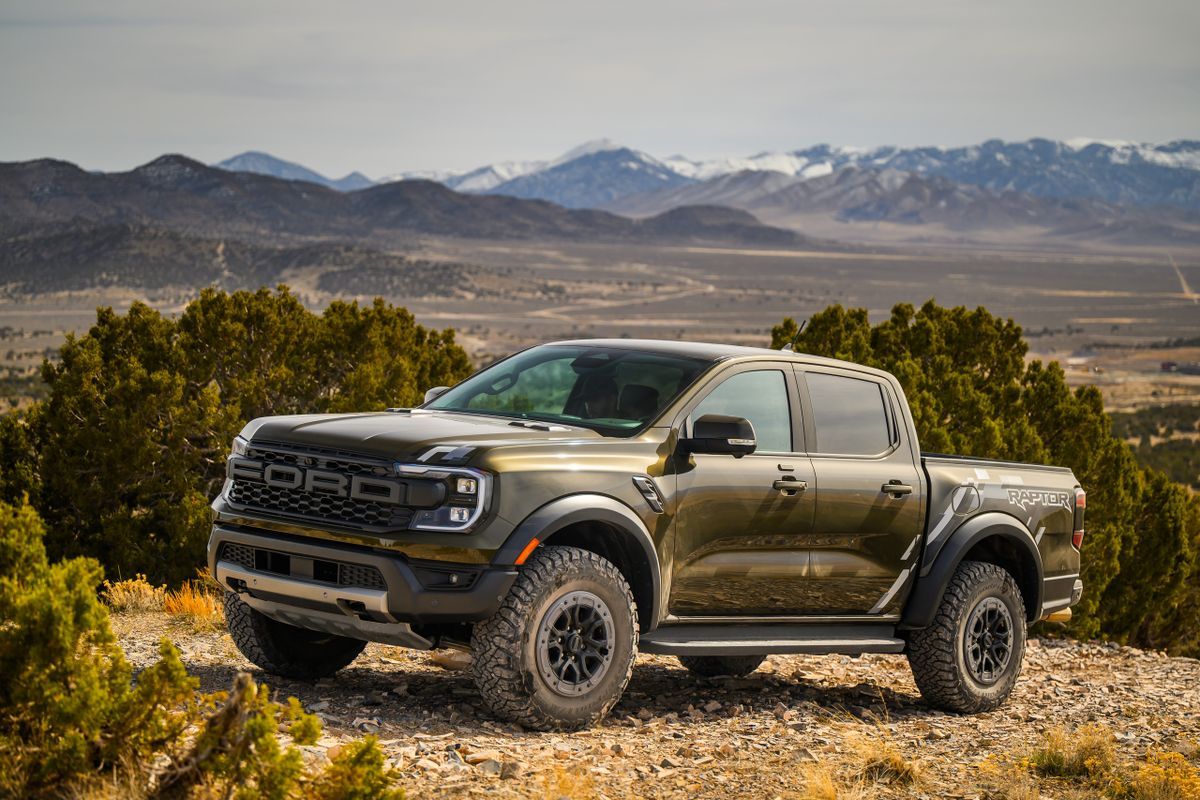 Ford Ranger Raptor 2023. Кузов, экстерьер. Пикап Двойная кабина, 5 поколение