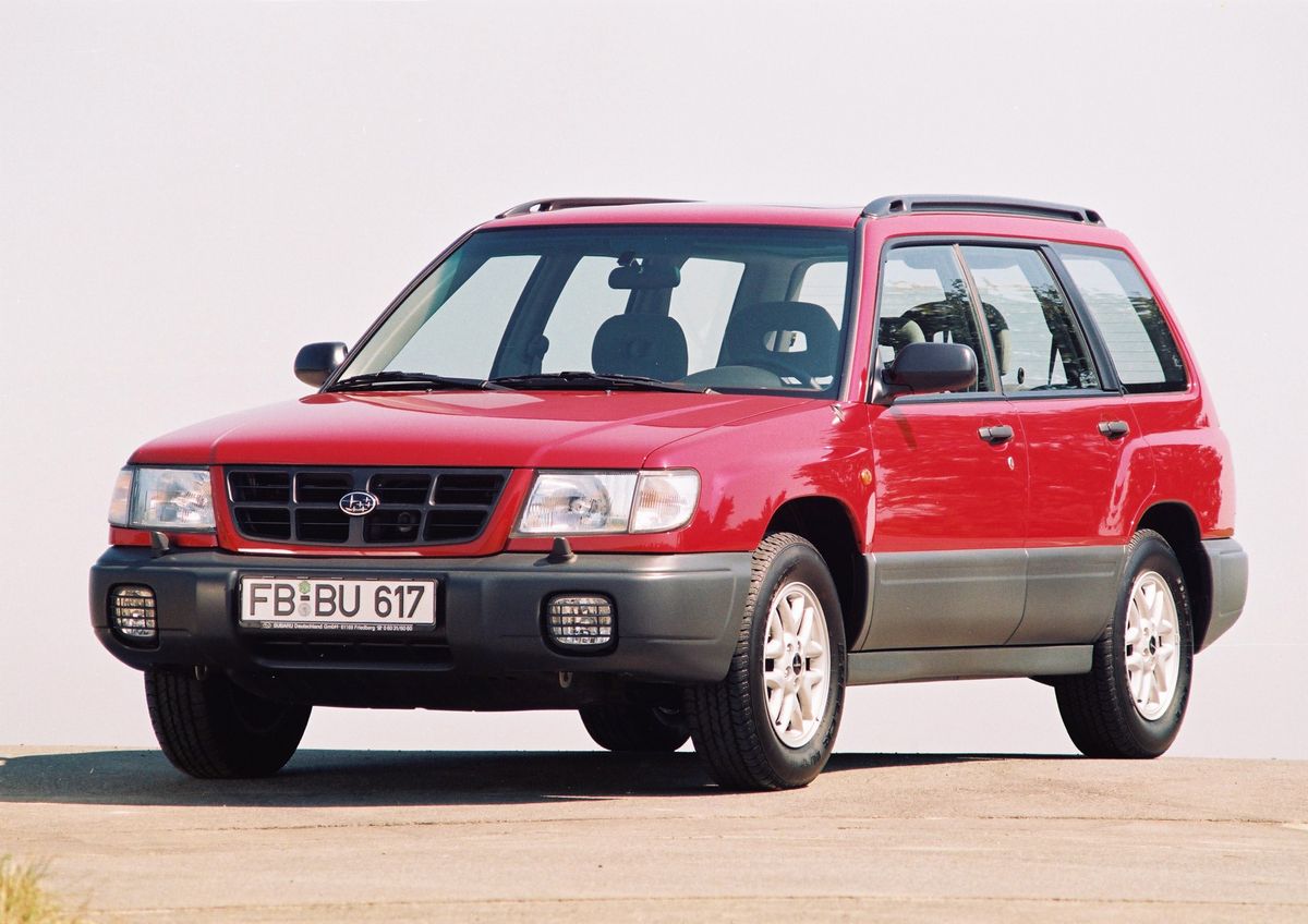 Subaru Forester 1997. Carrosserie, extérieur. Break 5-portes, 1 génération