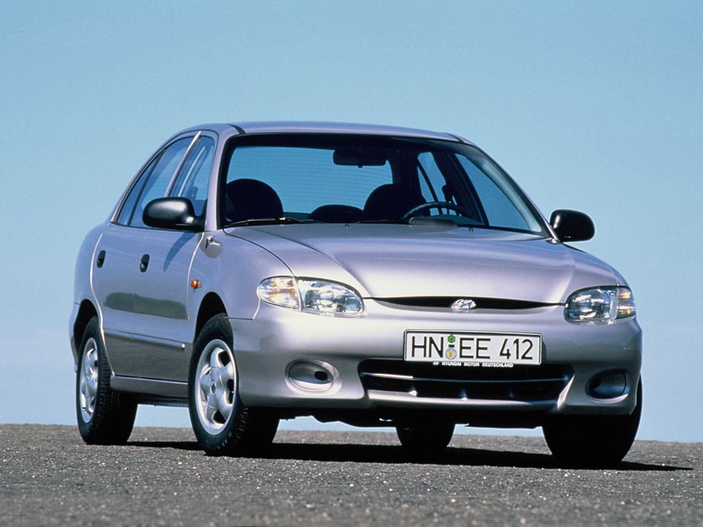 Hyundai Accent 1994. Bodywork, Exterior. Sedan, 1 generation