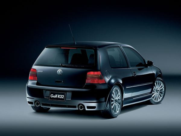 Volkswagen Golf R32 2002. Carrosserie, extérieur. Hatchback 3-portes, 4 génération