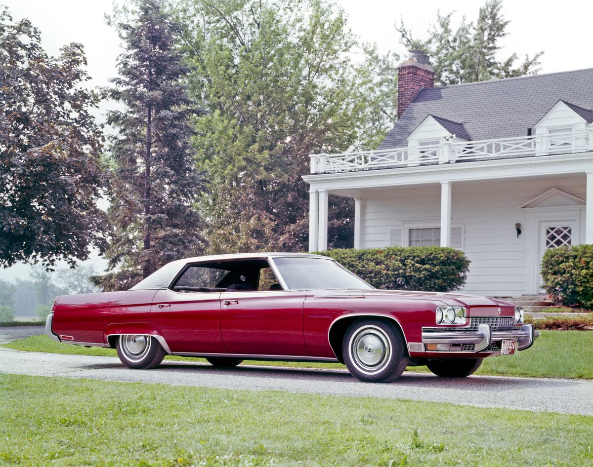 Buick Electra 1971. Carrosserie, extérieur. Berline sans pilier central, 4 génération