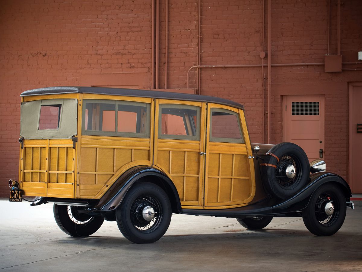 فورد V8 ‏1932. الهيكل، المظهر الخارجي. ستيشن ٥ أبواب (صالون), 1 الجيل
