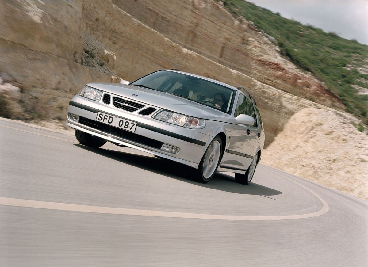 Saab 9-5 2001. Carrosserie, extérieur. Break 5-portes, 1 génération, restyling