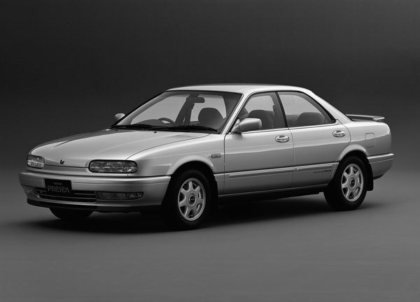 نيسان بريسيا 1990. الهيكل، المظهر الخارجي. سيدان, 1 الجيل