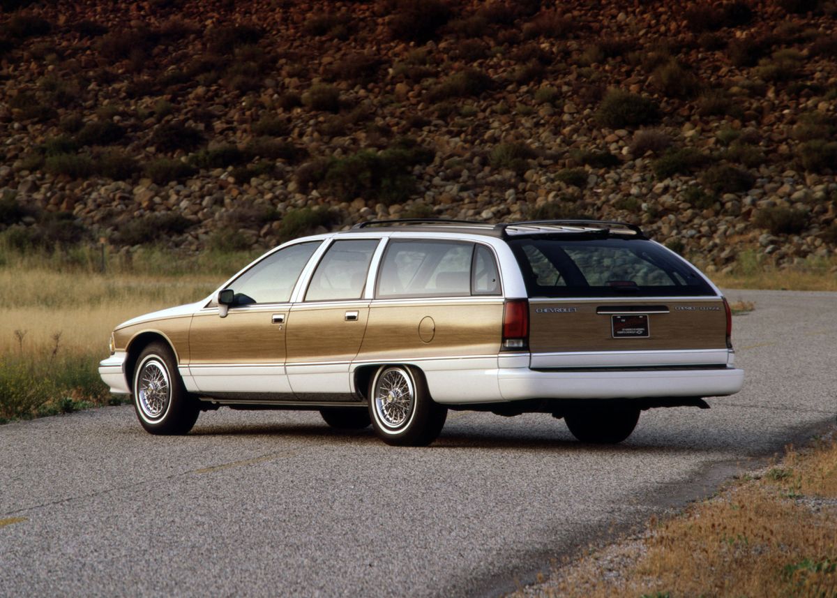 Chevrolet Caprice 1990. Carrosserie, extérieur. Break 5-portes, 4 génération