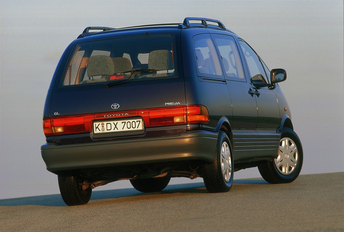 Тойота Превия 1990. Кузов, экстерьер. Минивэн, 1 поколение