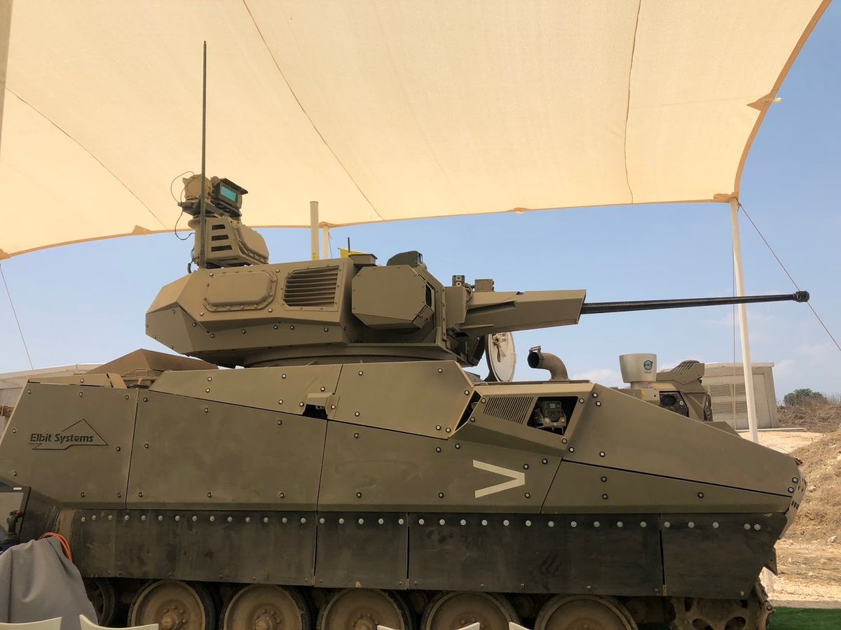 Carmel is the armored fighting vehicle of the future.