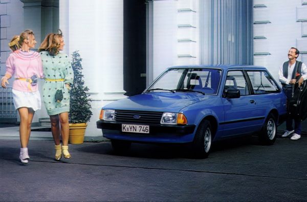 Ford Escort 1980. Carrosserie, extérieur. Break 3-portes, 3 génération