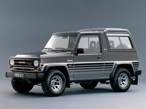 דייהטסו רוקי 1990. מרכב, צורה. רכב שטח 3 דלתות, 1 דור