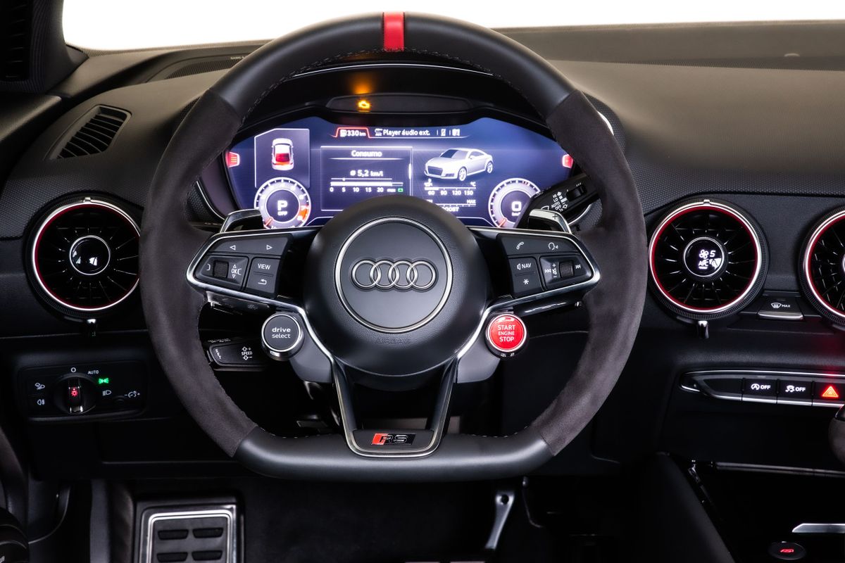 Ауди ТТ RS 2019. Панель приборов. Купе, 3 поколение, рестайлинг