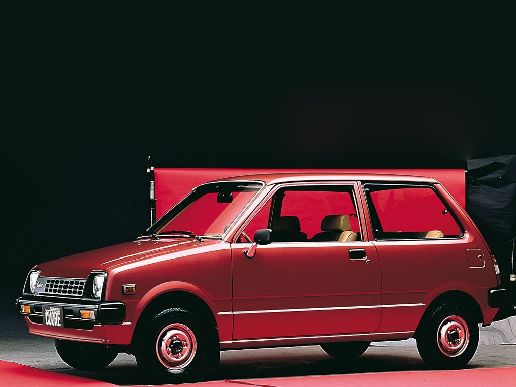 Daihatsu Cuore 1980. Bodywork, Exterior. Mini 3-doors, 1 generation
