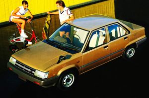 Toyota Corsa 1982. Carrosserie, extérieur. Berline, 2 génération