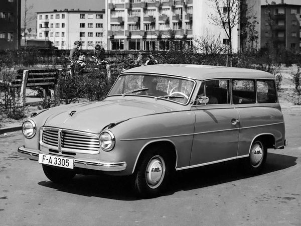 Боргвард Hansa 1100 1958. Кузов, экстерьер. Универсал 3 дв., 1 поколение