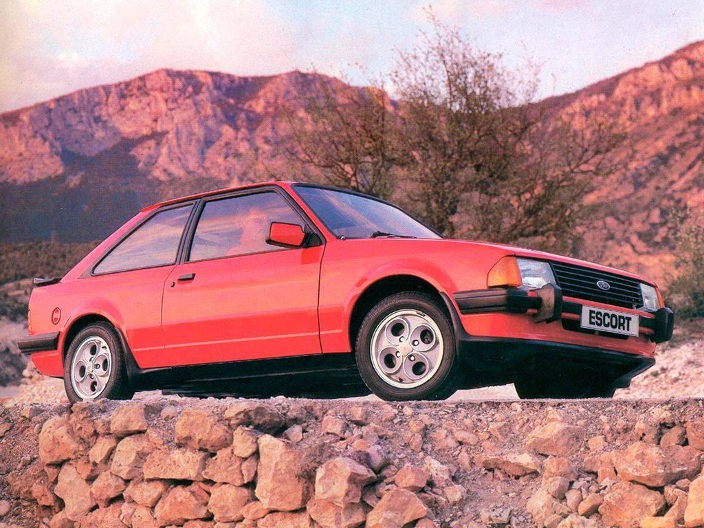 Ford Escort 1980. Carrosserie, extérieur. Mini 3-portes, 3 génération