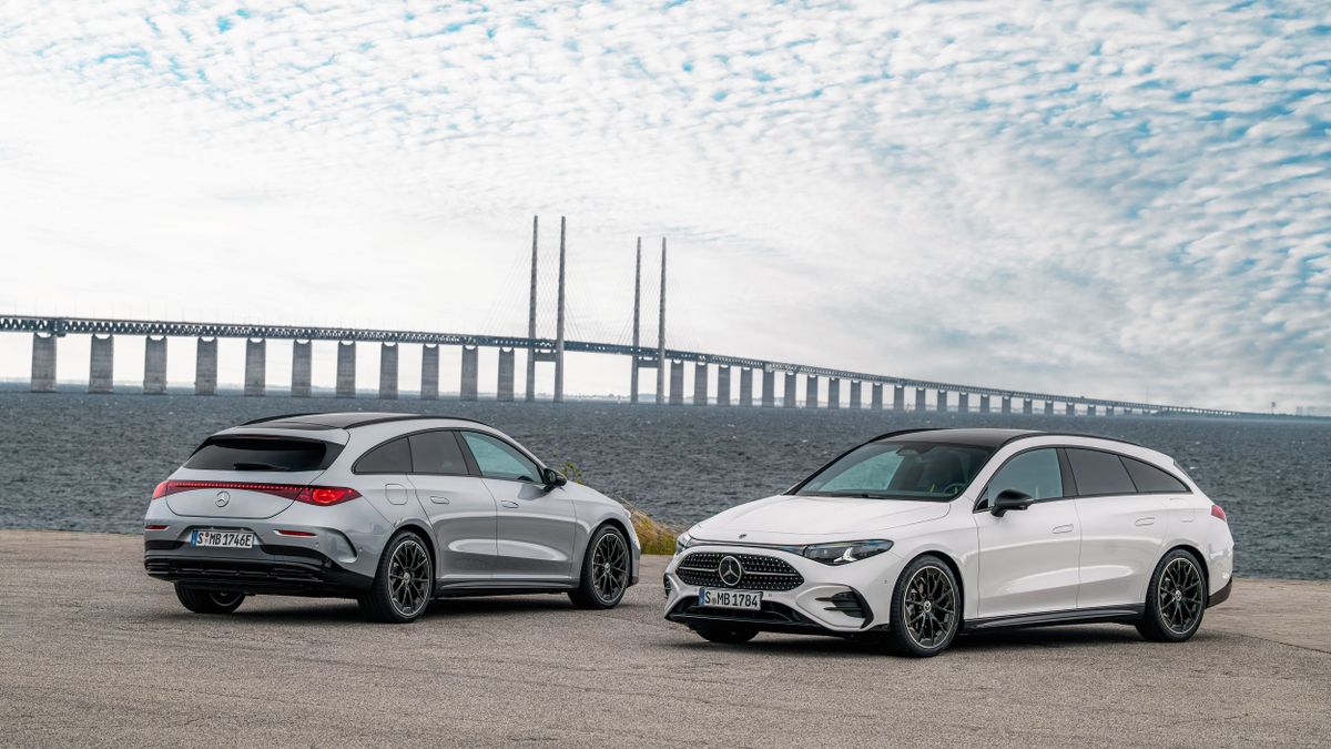 Mercedes CLA 2025. Кузов, экстерьер. Универсал 5 дв., 3 поколение