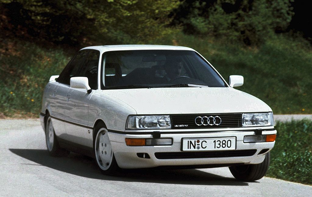 Audi 90 1986. Carrosserie, extérieur. Berline, 2 génération
