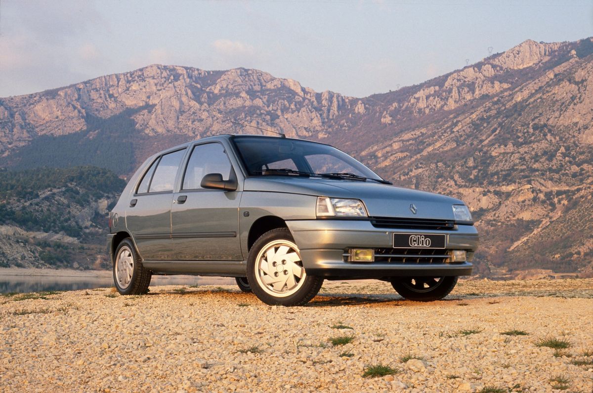 Renault Clio 1990. Carrosserie, extérieur. Mini 5-portes, 1 génération