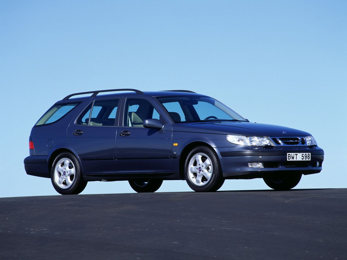 Saab 9-5 1997. Carrosserie, extérieur. Break 5-portes, 1 génération