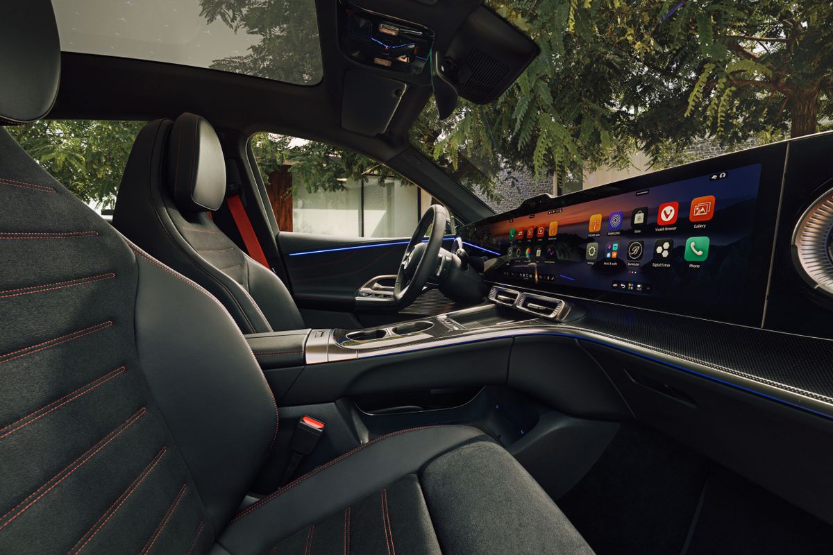Mercedes GLC EQ 2025. Передние сидения. Внедорожник 5 дв., 1 поколение