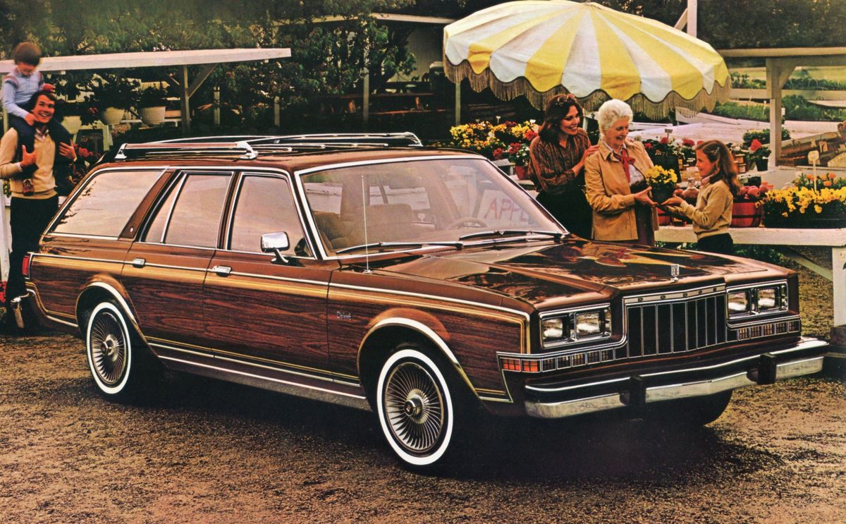 Dodge Diplomat 1977. Carrosserie, extérieur. Break 5-portes, 1 génération
