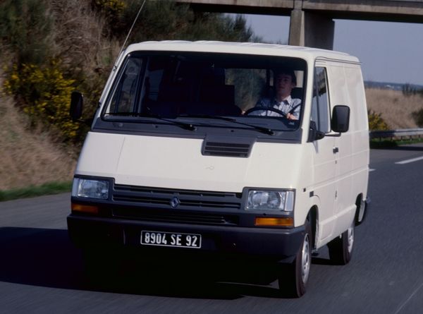 Renault Trafic 1989. Carrosserie, extérieur. Fourgonnette, 1 génération, restyling