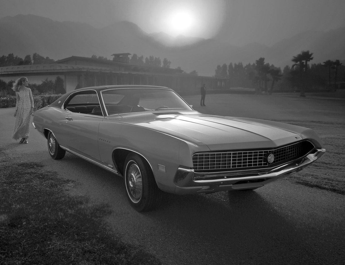 Ford Torino 1970. Carrosserie, extérieur. Coupé sans montants, 2 génération